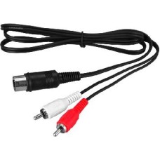 Аудио-видео шнур REXANT (17-2512-4) DIN 5PIN PLUG-2RCA PLUG 1.2м