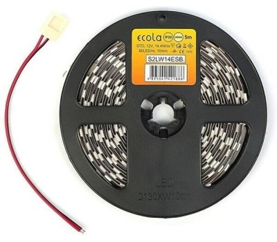 Лента светодиодная ECOLA S2LW14ESB 14.4W/m 12V IP20 10mm 2800K светодиодная лента на катушке 5м.