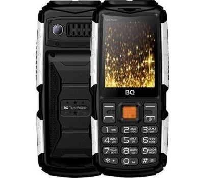 Телефон мобильный BQ 2430 Tank Power Black/Silver