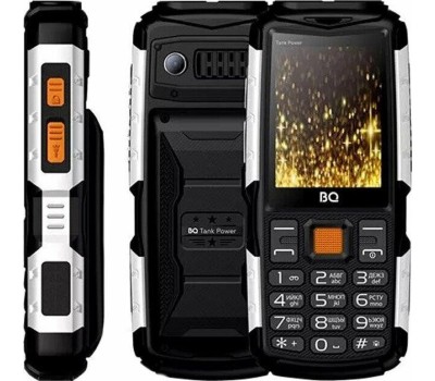 Телефон мобильный BQ 2430 Tank Power Black/Silver