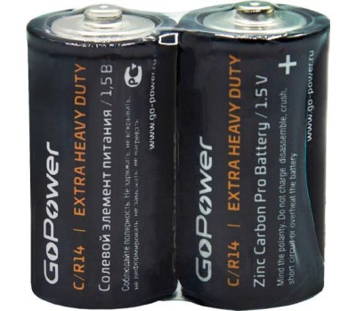 Элементы питания GOPOWER (00-00015596) Extra Heavy Duty C / R14