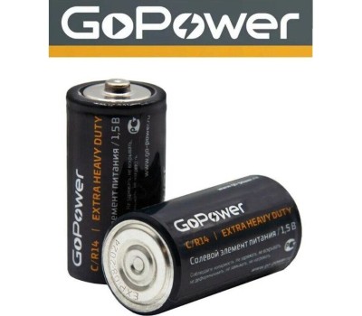 Элементы питания GOPOWER (00-00015596) Extra Heavy Duty C / R14