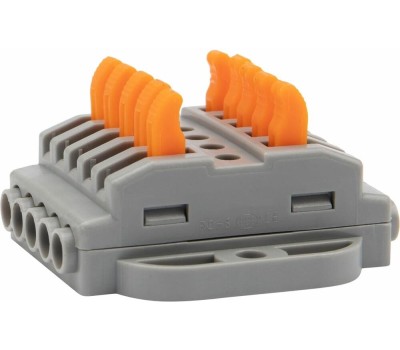 REXANT (07-6265-4) СМК 5-ТИ ПРОВОДНАЯ С МОНТАЖНОЙ ПЛОЩАДКОЙ 0,08-4 ММ2 ПРОХОДНАЯ, СЕРАЯ