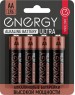 Батарейка алкалиновая ENERGY Ultra LR03/4B (АAА) (104406)