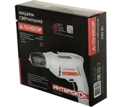 Дрель ИНТЕРСКОЛ Д-10/420ЭР ПРОМО