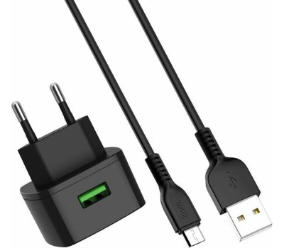 СЗУ HOCO (6931474706638) СЗУ HOCO C70A Cutting-edge single port QC3.0 (черный)