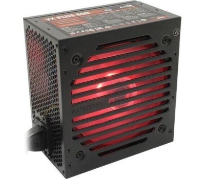 Блок питания AEROCOOL Блок питания 800W VX PLUS 800W (ATX, 20+4 pin, 120mm fan, PCI-E 6+2Px4, 6xSATA) (VX PLUS 800 RGB)