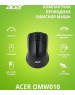 Мышь ACER OMW010 черный оптическая (1200dpi) USB (3but)