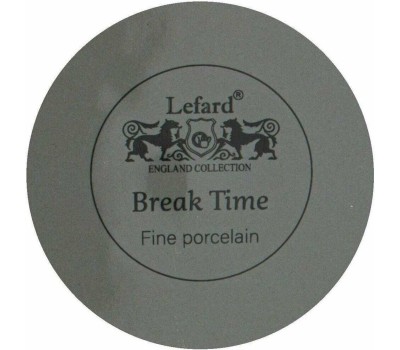 Кружка LEFARD 86-2509 BREAK TIME ТЕМНО-СЕРАЯ 300мл