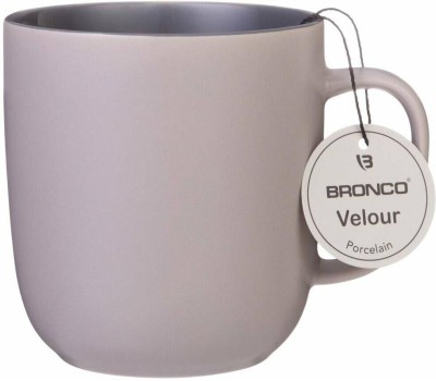 Кружка BRONCO 407-141 VELOUR СЕРАЯ 400мл