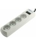 PILOT Сетевой фильтр mini, 1.8м, белый [127]