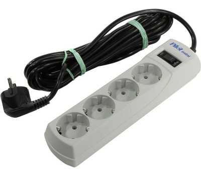 PILOT Сетевой фильтр mini, 1.8м, белый [127]