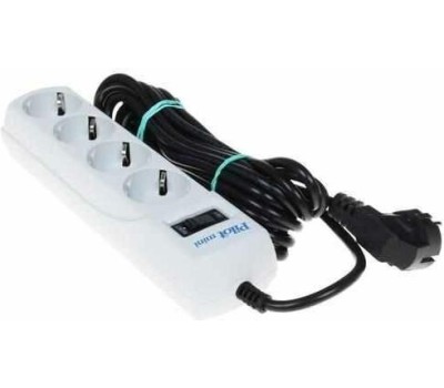 PILOT Сетевой фильтр mini, 1.8м, белый [127]