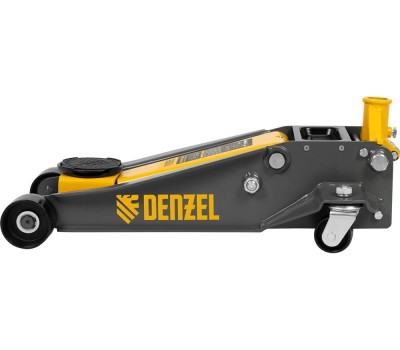 Домкрат DENZEL Домкрат гидравлический подкатной, 3 т, 125-470 мм, быстрый подъем, проф. 51260