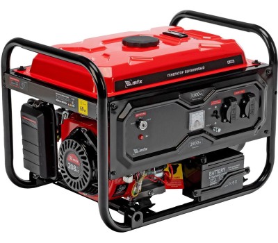 Генератор MTX Генератор бензиновый RS-4000E, 3,3 кВт, 230В, электростартер 946125