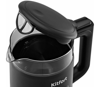 Чайник электрический KITFORT Чайник электрический КТ-6714, 1.7л, стекло