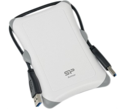 SILICON POWER 2ТБ Внешний диск HDD Armor A30 SP020TBPHDA30S3W, USB 3.0, белый