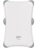 SILICON POWER 2ТБ Внешний диск HDD Armor A30 SP020TBPHDA30S3W, USB 3.0, белый
