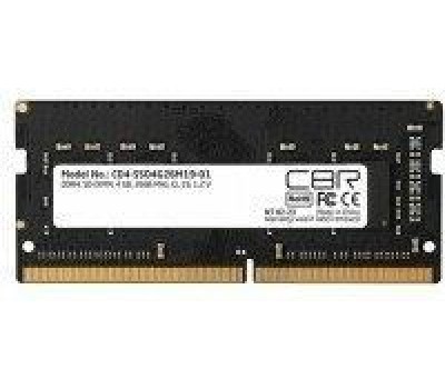 CBR DDR4 SODIMM 4GB CD4-SS04G26M19-01 PC4-21300, 2666MHz, CL19, 1.2V