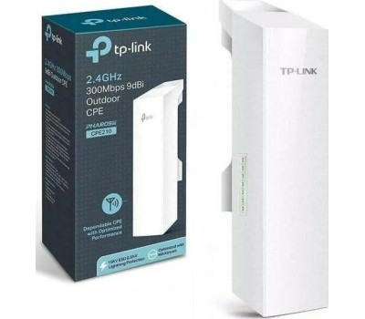 TP-LINK SMB TP-Link CPE210 Уличная точка доступа Wi-Fi N300 с коэффициентом усиления 9 дБи