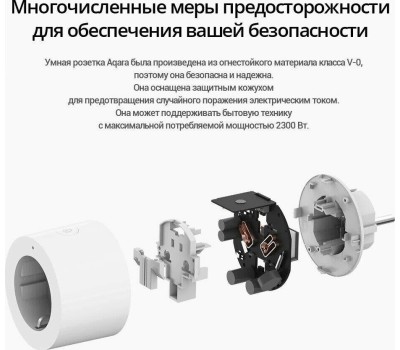 AQARA Умная розетка Smart Plug EU белый [sp-euc01]