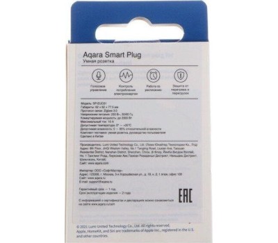 AQARA Умная розетка Smart Plug EU белый [sp-euc01]