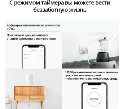 AQARA Умная розетка Smart Plug EU белый [sp-euc01]