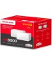 MERCUSYS Бесшовный Mesh роутер Halo H90X(2-pack), Wi-Fi 6, AX6000, 2.4/5ГГц, 2 WAN/LAN, белый, 2 шт. в комплекте