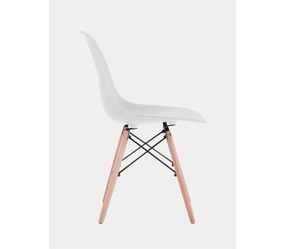 Стул BRABIX Комплект стульев Eames CF-010, 4шт, на ножках, белый [532630]