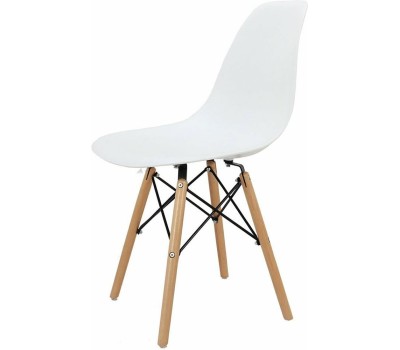 Стул BRABIX Комплект стульев Eames CF-010, 4шт, на ножках, белый [532630]