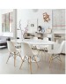 Стул BRABIX Комплект стульев Eames CF-010, 4шт, на ножках, белый [532630]