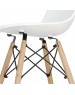 Стул BRABIX Комплект стульев Eames CF-010, 4шт, на ножках, белый [532630]