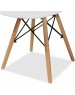 Стул BRABIX Комплект стульев Eames CF-010, 4шт, на ножках, белый [532630]
