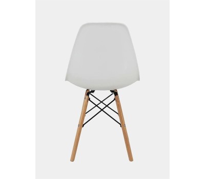 Стул BRABIX Комплект стульев Eames CF-010, 4шт, на ножках, белый [532630]