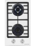 Варочная панель газовая MAUNFELD Газовая варочная панель EGHG.32.73CW/G, 2 конфорки, закаленное стекло, белый