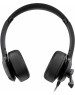 ACER Гарнитура OHW309, для компьютера, накладные, проводные USB/3,5 мм, черный [zl.hdsee.004]