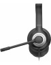 ACER Гарнитура OHW309, для компьютера, накладные, проводные USB/3,5 мм, черный [zl.hdsee.004]