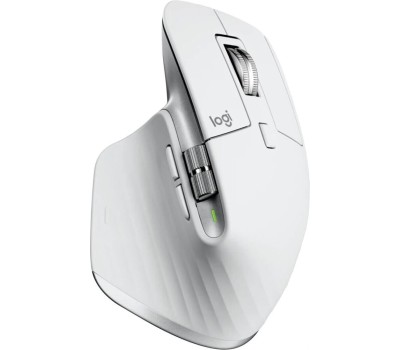 LOGITECH Мышь беспроводная MX Master 3S, Bluetooth/Радио, оптическая, USB, 8000dpi, светло-серый [910-006566]