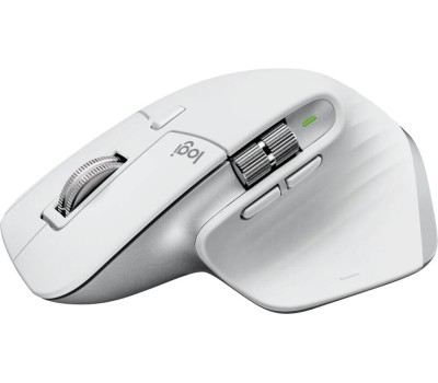 LOGITECH Мышь беспроводная MX Master 3S, Bluetooth/Радио, оптическая, USB, 8000dpi, светло-серый [910-006566]