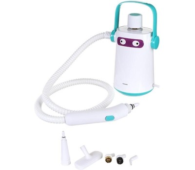 KITFORT Пароочиститель КТ-9109-3, белый/бирюзовый