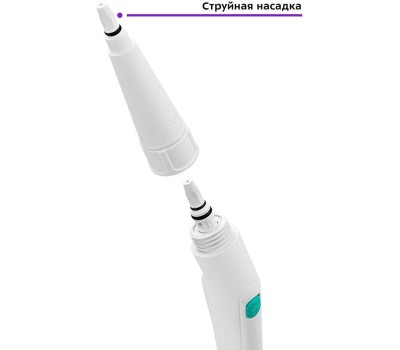 KITFORT Пароочиститель КТ-9109-3, белый/бирюзовый