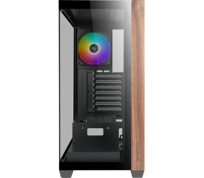 Корпус для ПК AZZA Корпус ATX Neptune, Midi-Tower, без БП, черный [neptune csaz-491]