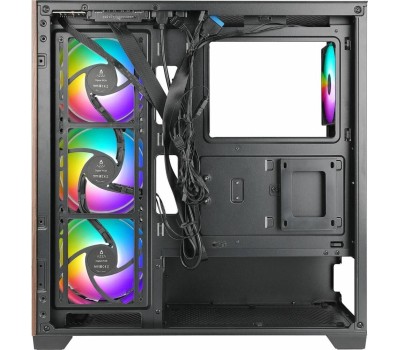 Корпус для ПК AZZA Корпус ATX Neptune, Midi-Tower, без БП, черный [neptune csaz-491]