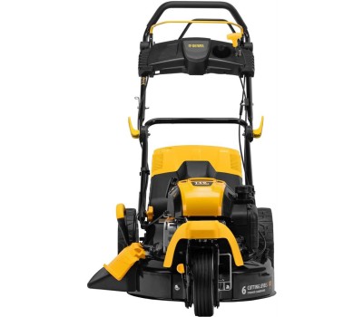 Газонокосилка DENZEL Бензиновая газонокосилка GLT-460SP-T, Trike 149 см3, 46 см, привод, панель, 60л 58810