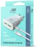 BORASCO Сетевое зарядное устройство 2xUSB-A, 15Вт, 3A, белый [52582]