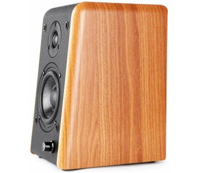 MICROLAB Колонки Bluetooth B77BT, 2.0, светло-коричневый/ черный