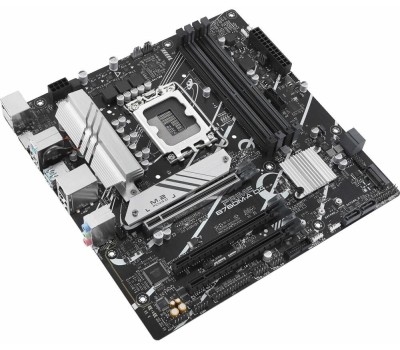 Материнская плата ASUS PRIME B760M-A D4-CSM (Socket 1700, mATX, 4xDDR4(128GB), DP/2xHDMI, 3xPCIe 4.0x16, 1xLAN (2.5GbE), 4xSATA 6Gb/s, 2xM.2, 2xUSB 3.2, 4xUSB 2.0, 1xPS/2, mATX)