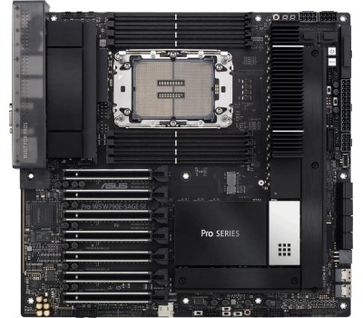 Материнская плата ASUS Материнская плата PRO WS W790E-SAGE SE LGA4677 EEB 8xDDR5 7xPCIEx16 3xM.2 2xUSB-C VGA GLAN 10GLAN