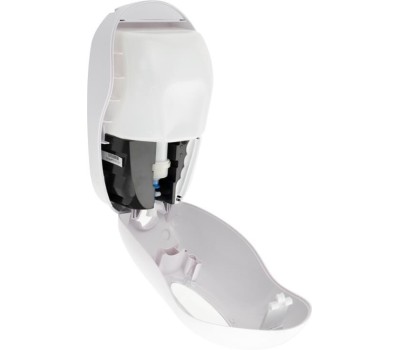 GFmark - Дозатор СЕНСОРНЫЙ,для жидкого МЫЛА, модель КОКОН с окошком, пластик АБС, БЕЛЫЙ, с датчиком объёма жидкости и уровеня заряда батарей, 1000 мл 721