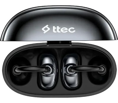 TWS наушники TTEC Наушники-клипсы беспроводные AirBeat Aura Open-Ear Clip On Wireless Bluetooth Headset. Цвет: черный